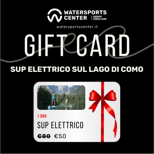 lake como electric SUP gift card