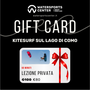 gift card private kitesurf lesson lake como