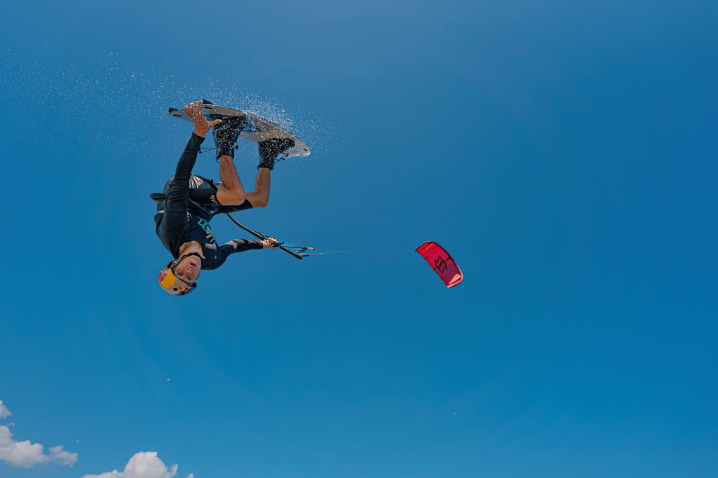 Servicio de transporte para kitesurf en el lago de Como, Dervio