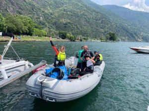 gommone kitesurf lago di como