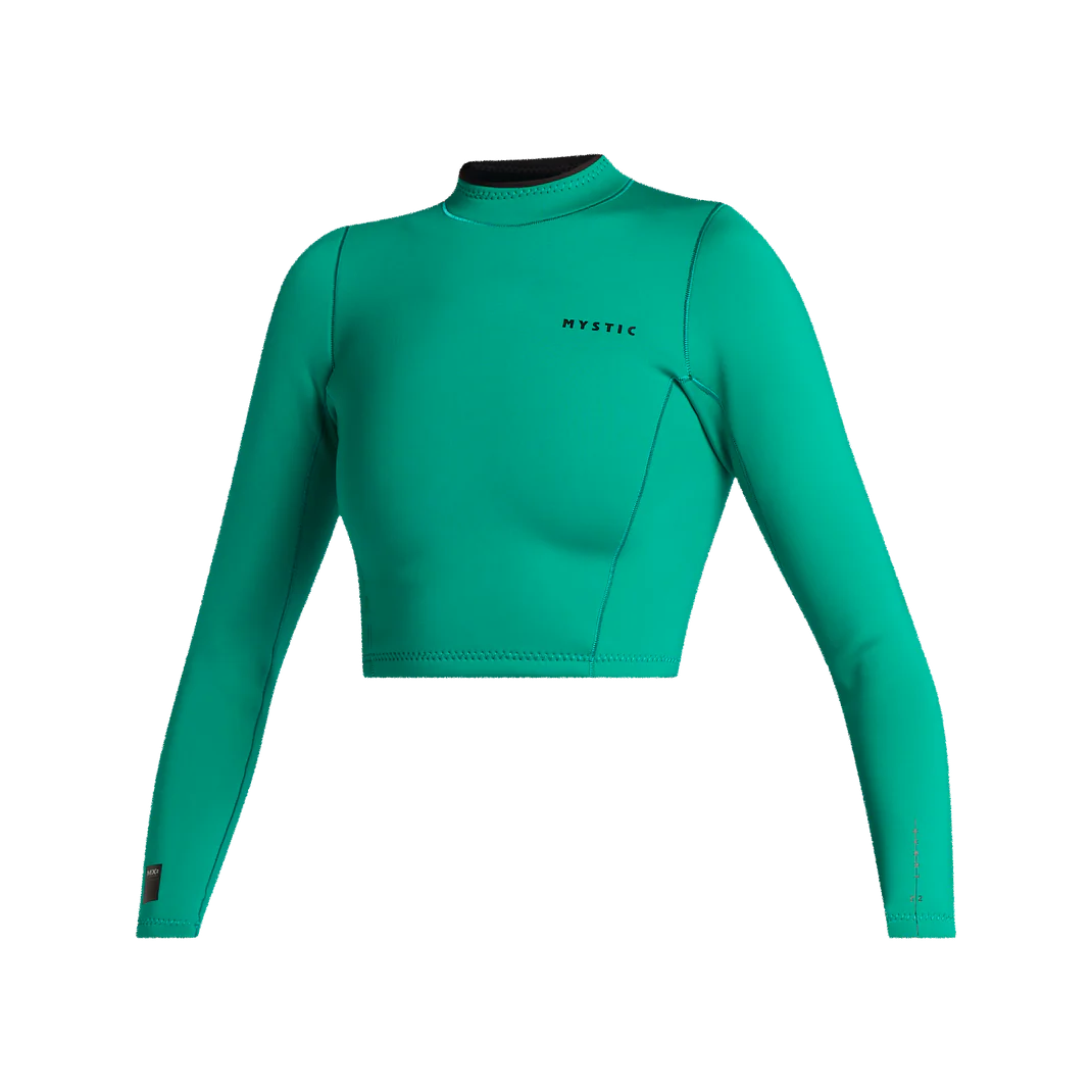 Crop top de neopreno para mujer Lunar
