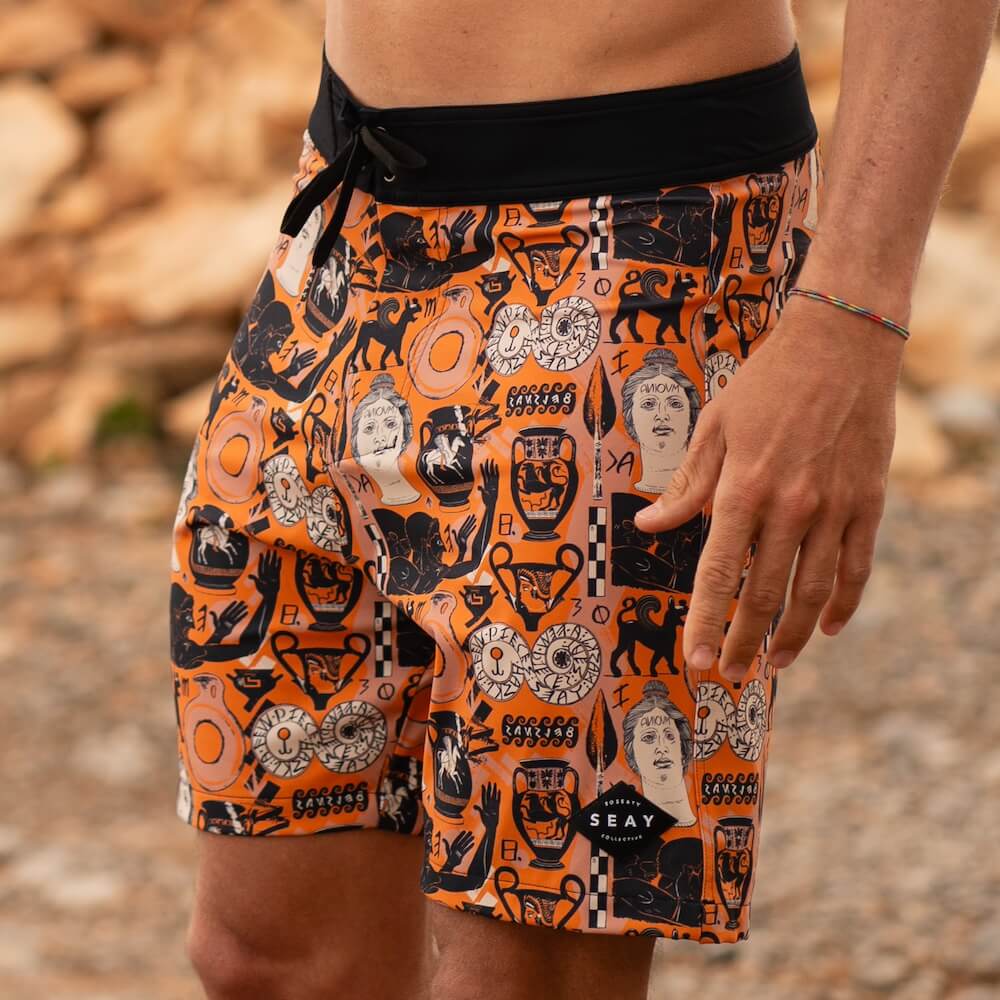 SEAY Boardshort Arancione by Hazkj