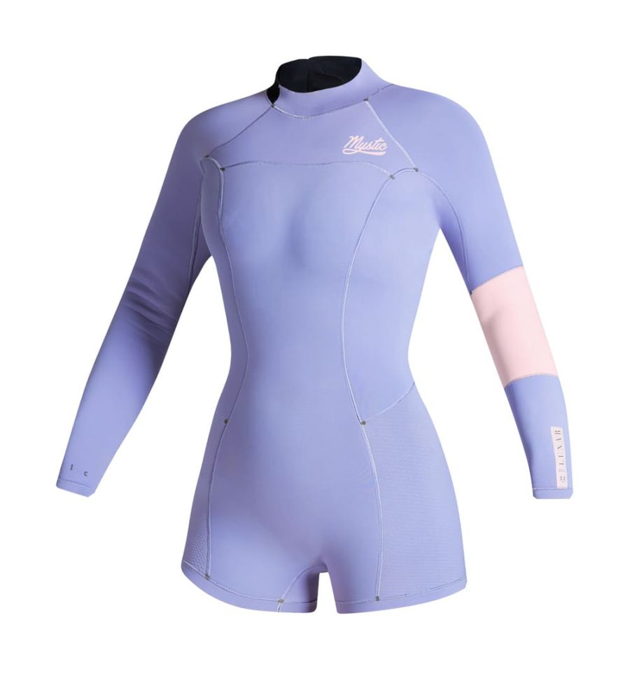 Mystic Lunar Longarm Shorty 2/2 mm Bzip para mujer